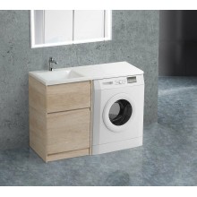 Тумба под раковину BelBagno Kraft 120 KRAFT-LVD-580/1200-2C-PIA-RNN Rovere Nebrasca Nature