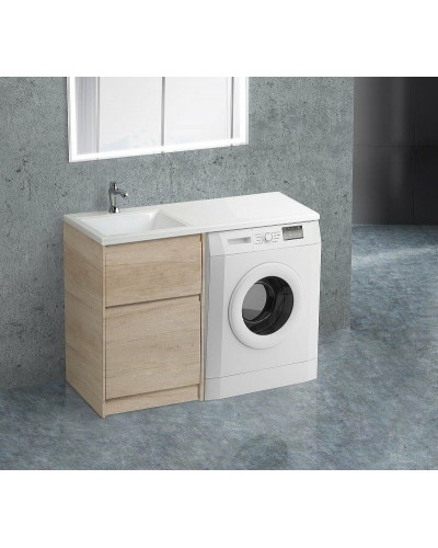 Тумба под раковину BelBagno Kraft 120 KRAFT-LVD-580/1200-2C-PIA-RNN Rovere Nebrasca Nature