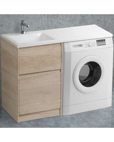 Тумба под раковину BelBagno Kraft 120 KRAFT-LVD-580/1200-2C-PIA-RNN Rovere Nebrasca Nature