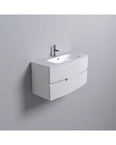 Тумба под раковину Jacob Delafon Nona 100 EB1889RU-G1C подвесная Белая глянцевая
