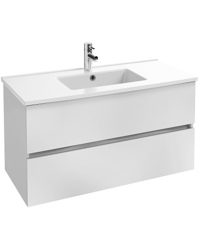 Тумба под раковину Jacob Delafon Tolbiac 100 EB2383-J5 подвесная Белый лак