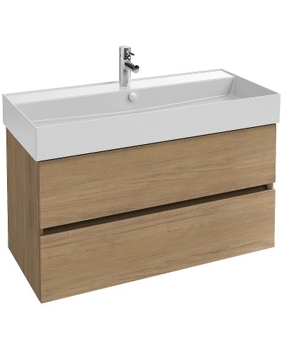 Тумба под раковину Jacob Delafon Tolbiac 100 EB2383-E75 подвесная Дуб Девас