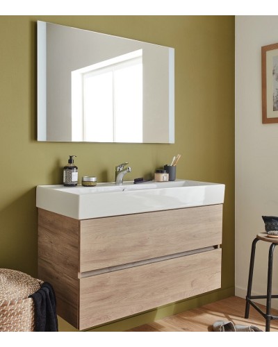 Тумба под раковину Jacob Delafon Tolbiac 100 EB2383-E75 подвесная Дуб Девас