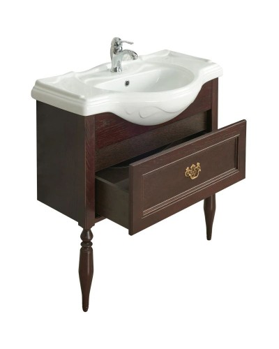 Тумба дуб тёмный шоколад 102,5 см Roca America Evolution L ZRU9302944