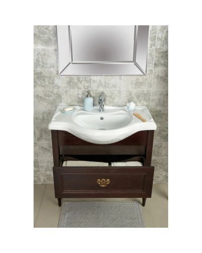 Тумба дуб тёмный шоколад 83 см Roca America Evolution L ZRU9302959