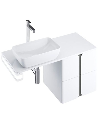 Тумба под раковину Ravak SD Balance 60 X000001367 подвесная Белая Графит