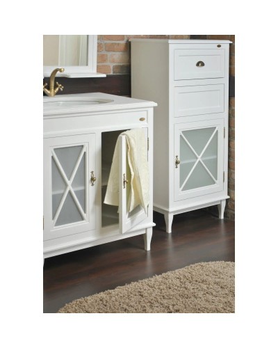 Тумба напольная белый матовый Atoll Марсель NEW