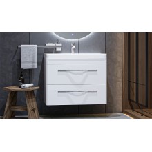 Тумба под раковину Velvex Jill 80 tpJIL.80.2Y-233 подвесная Белая матовая