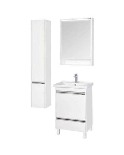 Тумба белый глянец 55 см Акватон Капри 1A230101KP010