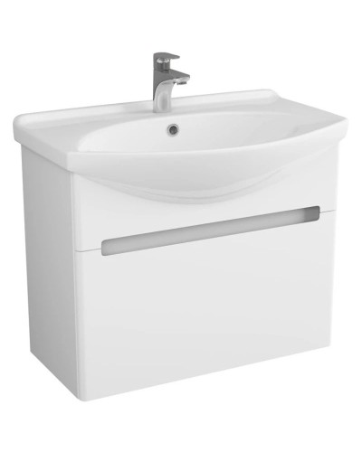 Тумба белый глянец 72 см OWL 1975 Lagerta OW08.02.00