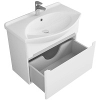 Тумба белый глянец 72 см OWL 1975 Lagerta OW08.02.00