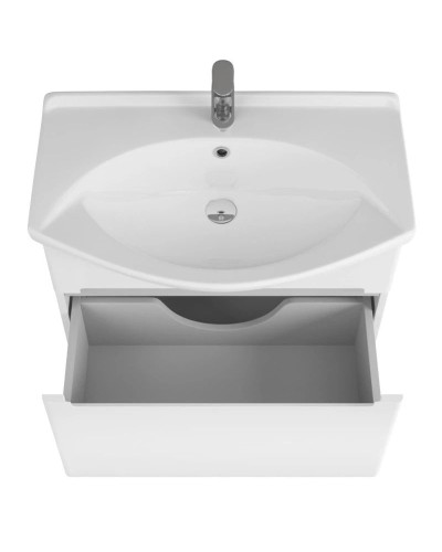 Тумба белый глянец 72 см OWL 1975 Lagerta OW08.02.00