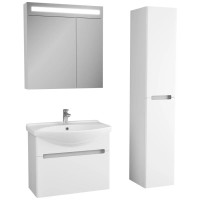 Тумба белый глянец 72 см OWL 1975 Lagerta OW08.02.00