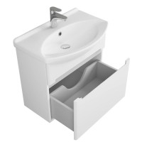 Тумба белый глянец 61,5 см OWL 1975 Lagerta OW08.01.00