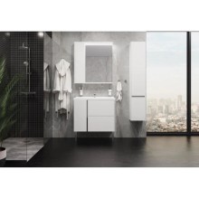 Тумба белый глянец 76 см Акватон Стоун 1A228201SX010