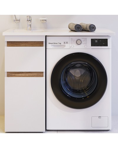 Тумба под раковину AM.PM X-Joy 40 M85AFSX0402WG Белый глянец Светлое дерево