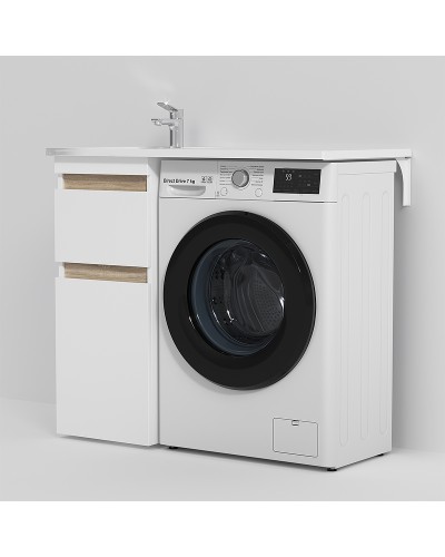 Тумба под раковину AM.PM X-Joy 40 M85AFSX0402WG Белый глянец Светлое дерево