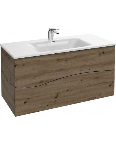 Тумба под раковину Jacob Delafon Sherwood 100 EB1833RU-P13 подвесная Состаренный дуб