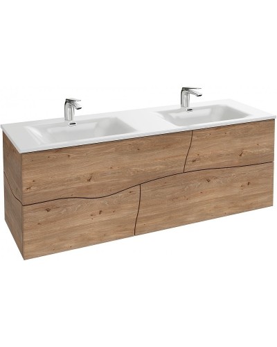 Тумба под раковину Jacob Delafon Sherwood 140 EB1835RU-P6 подвесная Натуральный дуб