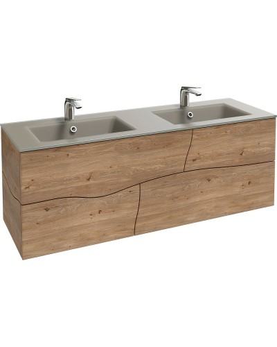 Тумба под раковину Jacob Delafon Sherwood 140 EB1835RU-P6 подвесная Натуральный дуб