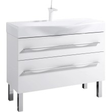 Тумба белый глянец 100 см Aqwella 5 Stars Milan Mil.01.10/2n/W