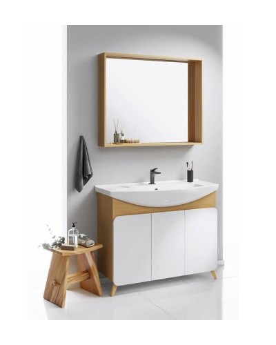 Тумба под раковину Aqwella Basic 105 BAS0110DZ Дуб золотой