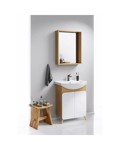 Тумба под раковину Aqwella Basic 65 BAS0106DZ Дуб золотой
