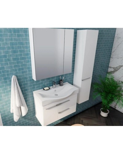 Тумба белый глянец 76 см Акватон Беверли 1A235501BV010