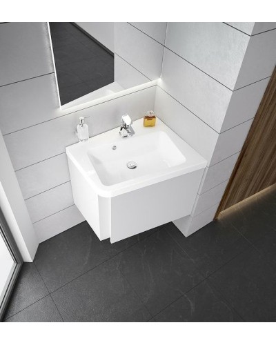 Тумба под раковину Ravak SD 10° 65 L X000000745 подвесная Белая