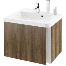 Тумба под раковину Ravak SD 10° 65 L X000000747 подвесная Темный орех