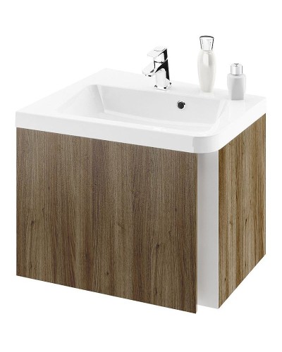 Тумба под раковину Ravak SD 10° 65 L X000000747 подвесная Темный орех