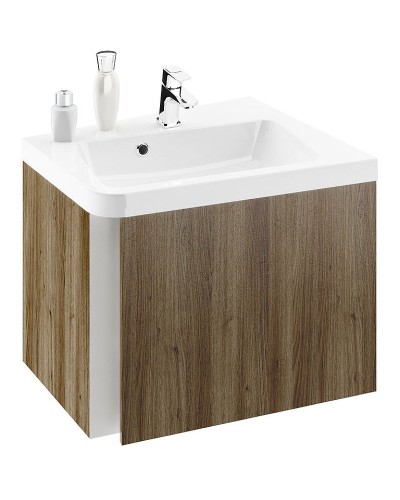 Тумба под раковину Ravak SD 10° 55 R X000000744 подвесная Темный орех