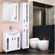 Тумба под раковину Onika Кристалл 70 Белая