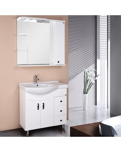 Тумба под раковину Onika Эльбрус 82 R 108202 Белая