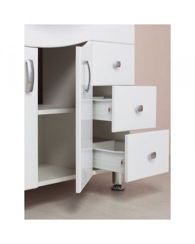 Тумба под раковину Onika Эльбрус 82 R 108202 Белая