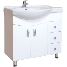 Тумба под раковину Onika Эльбрус 82 R 108202 Белая