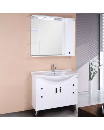 Тумба под раковину Onika Эльбрус 100 Белая