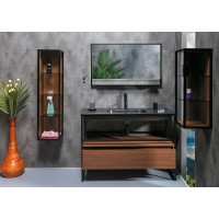 Тумба Boheme Armadi Art Loft 120 894-120-D подвесная Dark Wood
