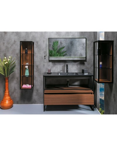 Тумба Boheme Armadi Art Loft 120 894-120-D подвесная Dark Wood