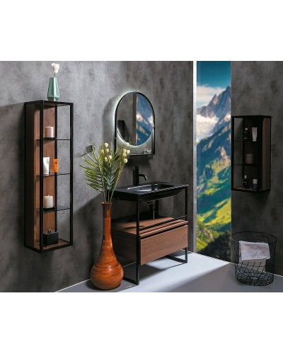 Тумба Boheme Armadi Art Loft 80 894-080-D подвесная Dark Wood