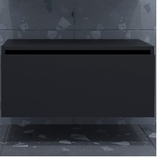 Тумба Boheme Armadi Art Vallessi UNO-S 80 897-080-A glossy подвесная Антрацит глянец