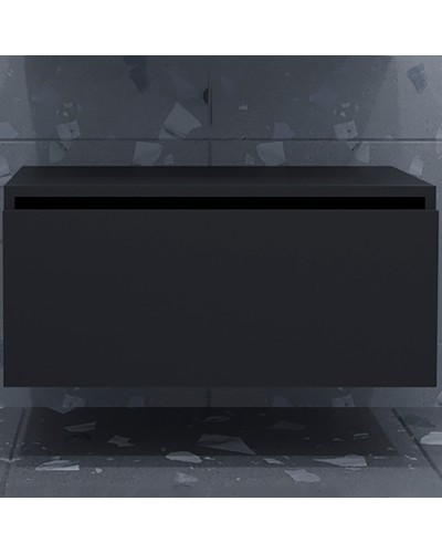 Тумба Boheme Armadi Art Vallessi UNO-S 80 897-080-A mat подвесная Антрацит матовый