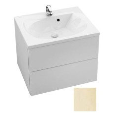 Тумба белый глянец/береза 76 см Ravak Rosa II X000001294