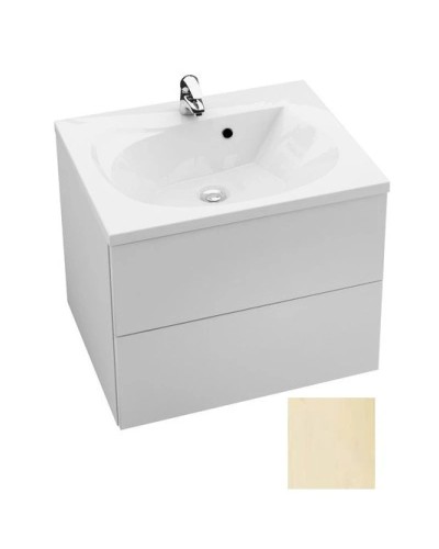 Тумба белый глянец/береза 76 см Ravak Rosa II X000001294