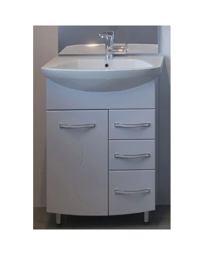 Тумба белый 56 см ASB-Mebel Грета 9938