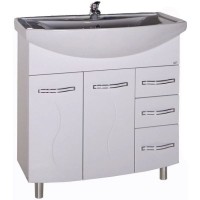 Тумба белый 77,2 см ASB-Mebel Грета 9937