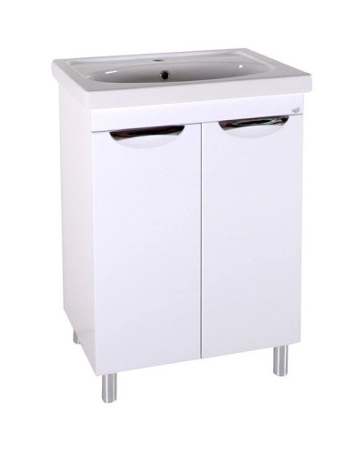 Тумба белый 56 см ASB-Mebel Мессина квадро