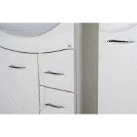 Тумба белый ясень 62 см ASB-Mebel Альфа