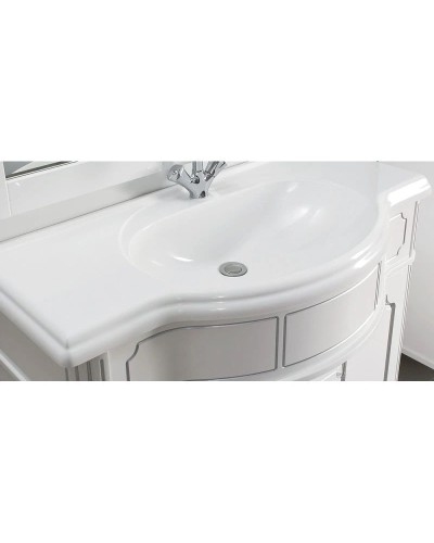 Тумба белый глянец 102,4 см Belux Каталония Н 105-02