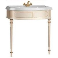 Тумба слоновая кость золотая патина 82,4 см Belux Каталония-Отель Н 85